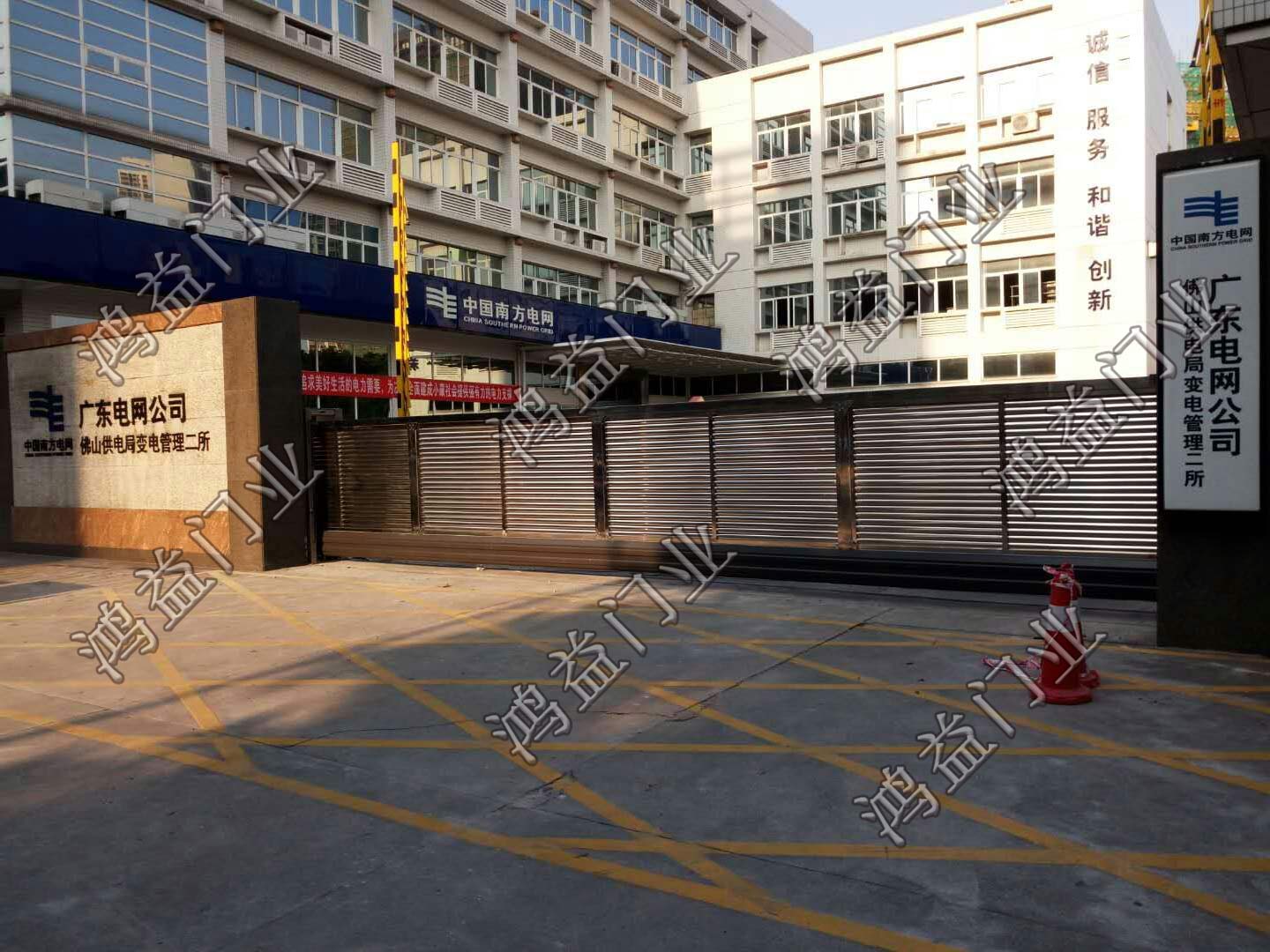 顺德304不锈钢悬浮门-广东电网公